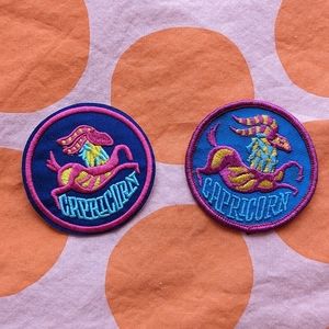Capricorn zodiac patches
